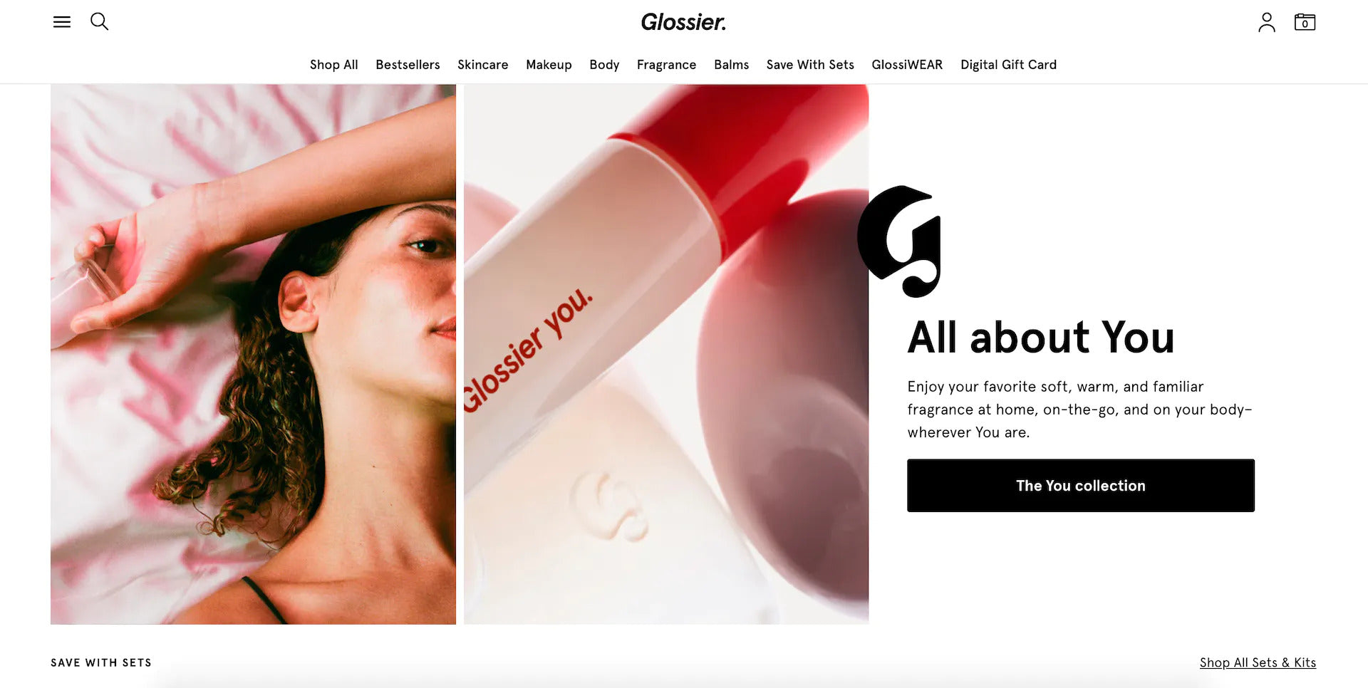 Glossier Shopify Successful Stores